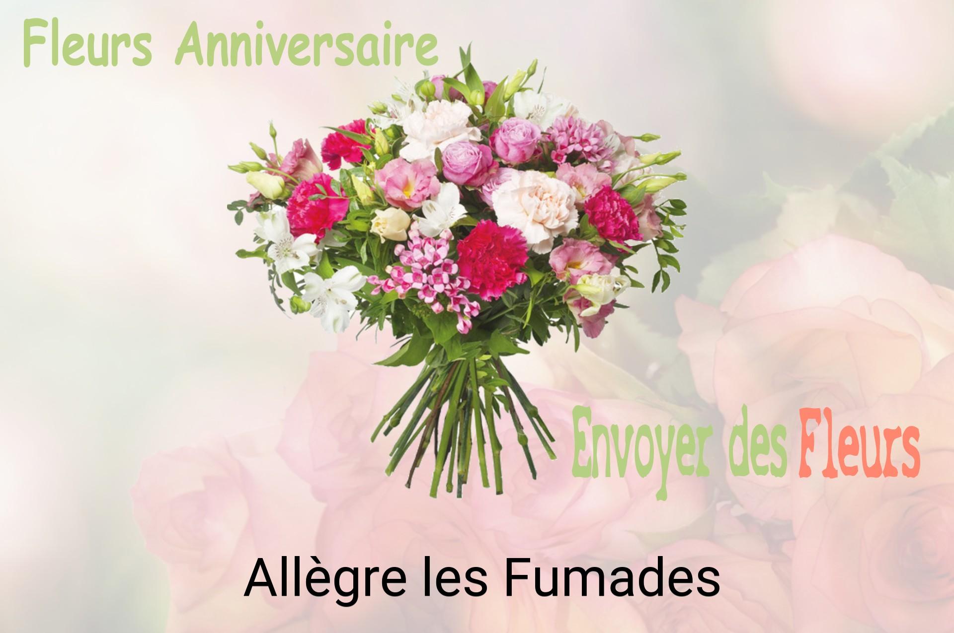 Bouquet de fleurs d’anniversaire livré à Allègre-les-Fumades