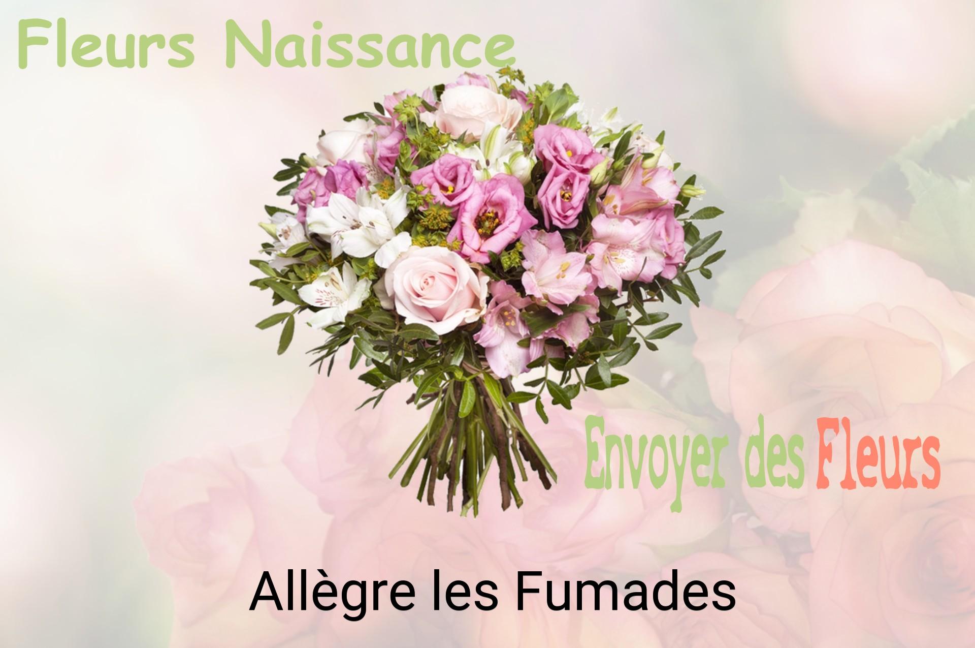 Bouquet de fleurs de naissance livré à Allègre-les-Fumades